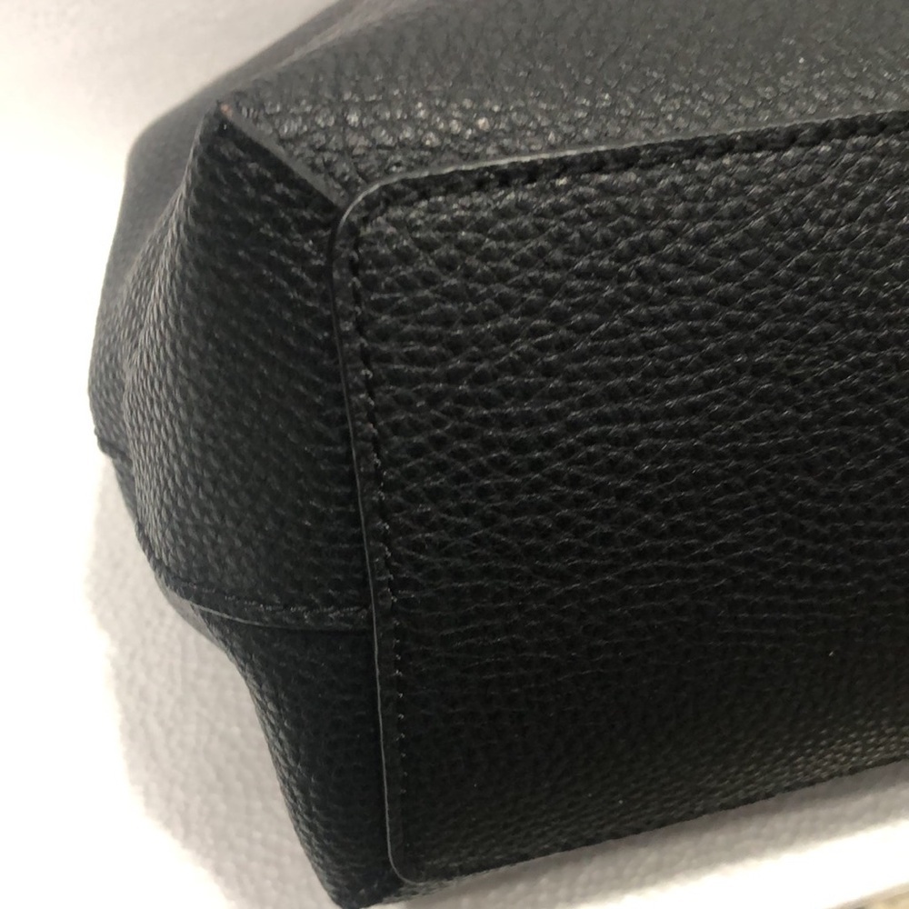 Kate Spade Black Pebble LeatherTote with Bow Accent-EUC - Picture 7 of 11